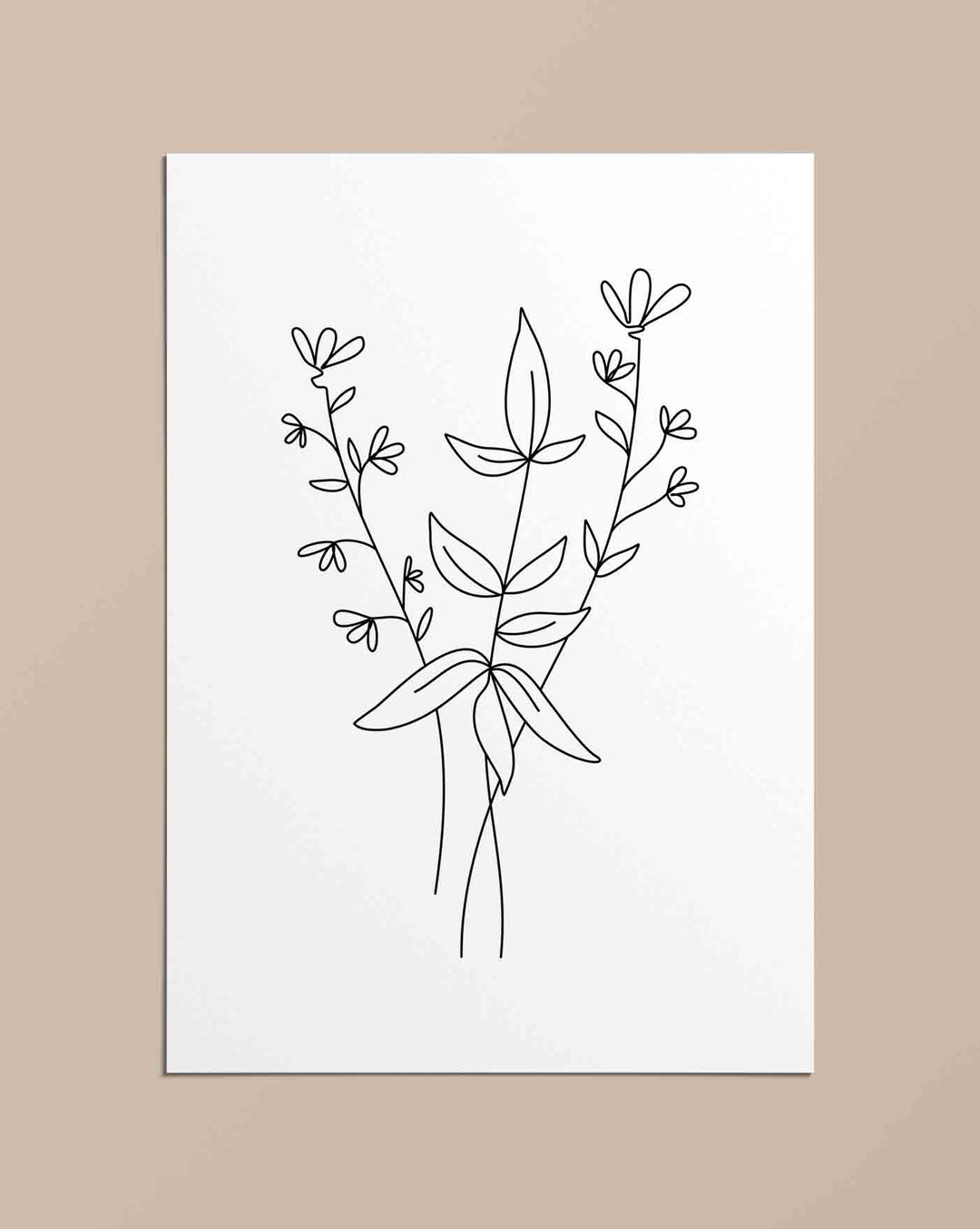Flowers - Poster - Linewand