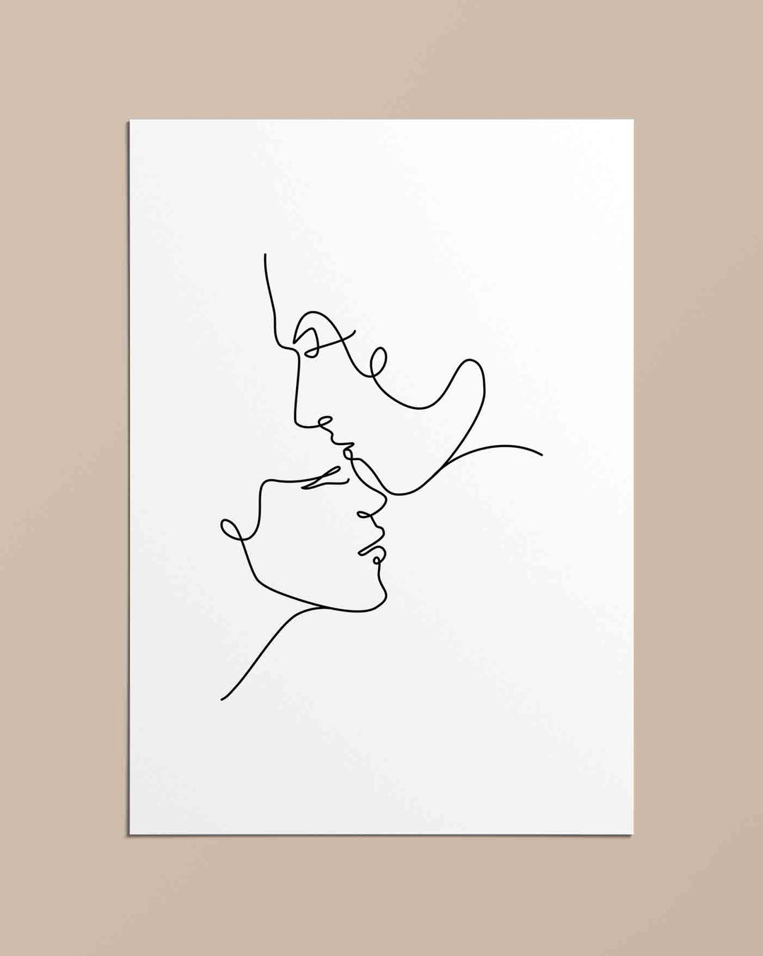Sensual Kiss - Poster - Linewand
