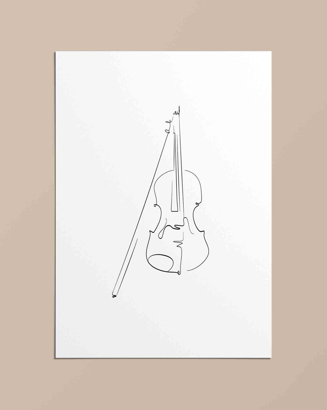 Violin - Poster - Linewand